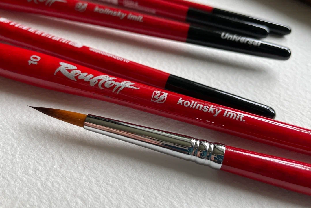 Кисти круглые Roubloff restyle имитация колонка